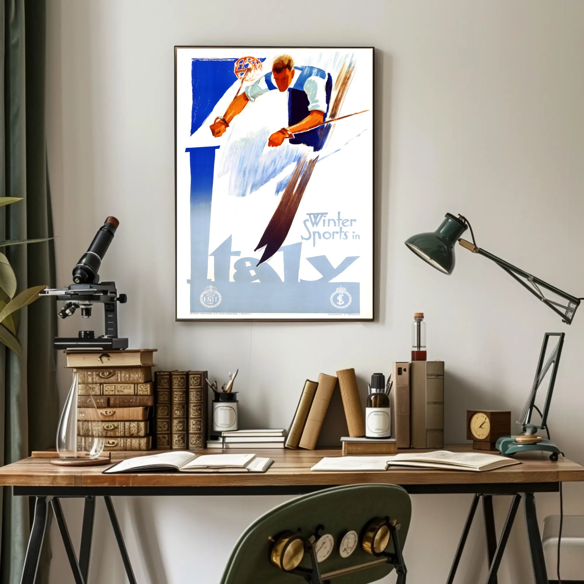 Winter Sports in Italy Poster PosterGoat