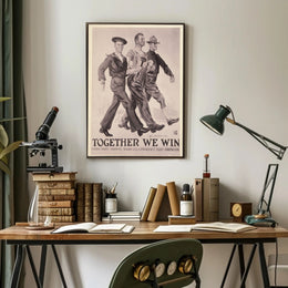 World War I Maritime Unity Propaganda Poster