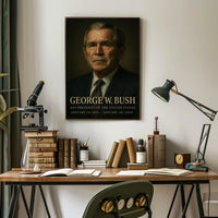 George W Bush 43Rd President Poster Wall Art 18x24