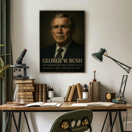 George W Bush 43Rd President Poster Wall Art 18x24