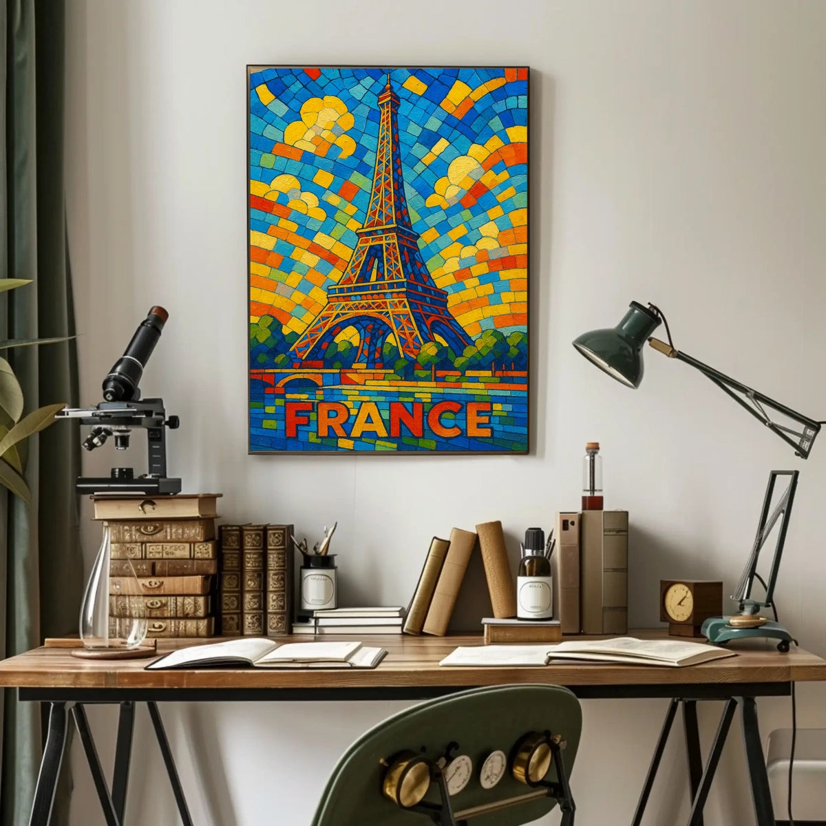 Vibrant France Poster