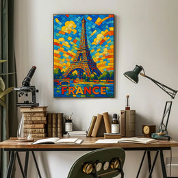 Vibrant France Poster
