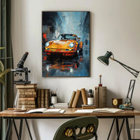 Urban Elegance Classic Car Art Poster PosterGoat