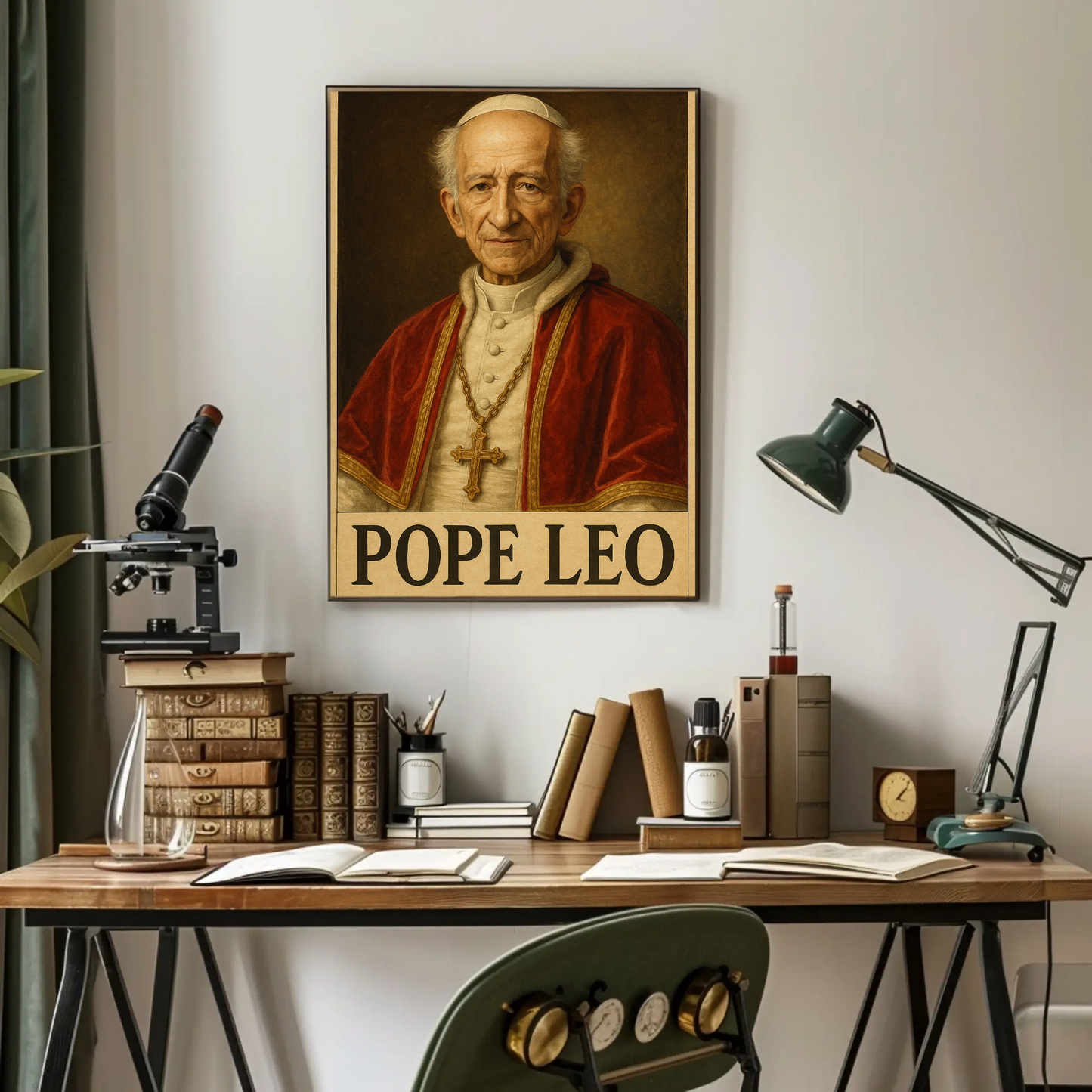 Portrait of Pope Leo XIII Portrait Poster