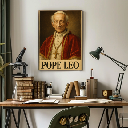 Portrait of Pope Leo XIII Portrait Poster