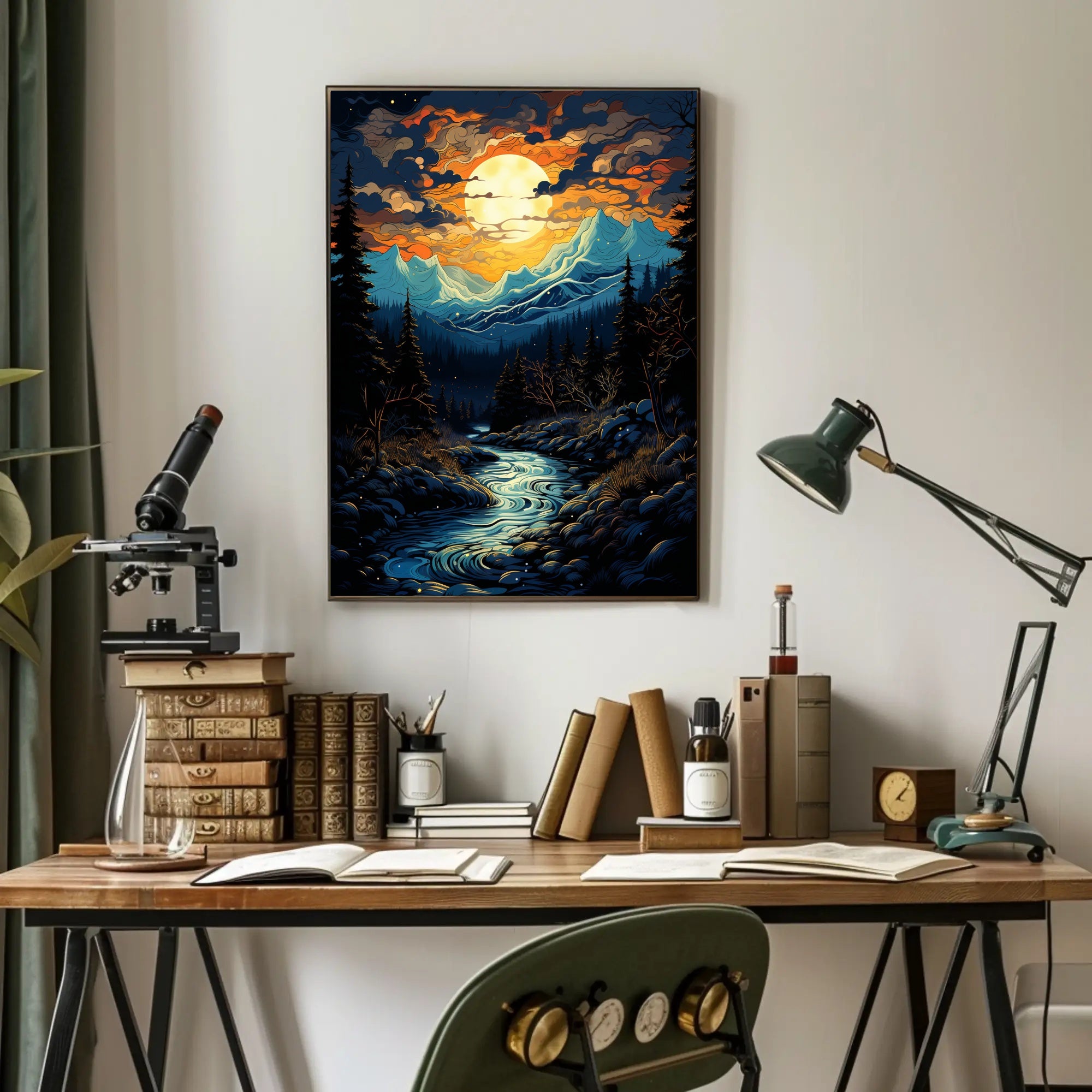 Aye Mystical Landscape Poster