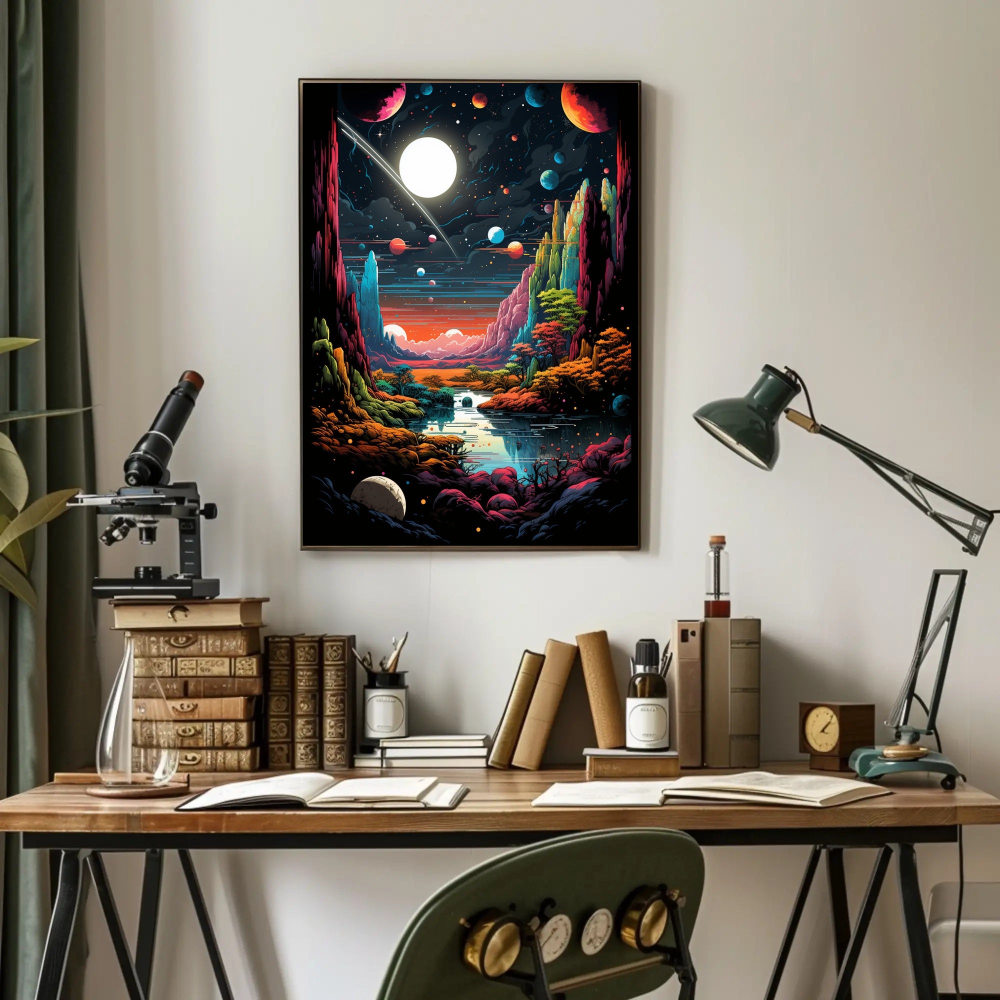 Cosmic Landscape Poster PosterGoat
