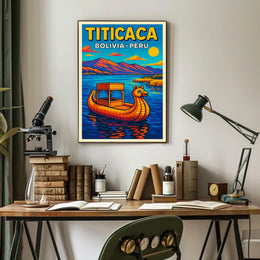 Titicaca Bolivia-Peru Adventure Poster