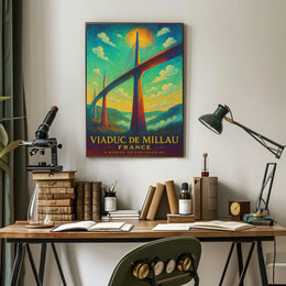 Viaduc de Millau A Marvel of Engineering Poster