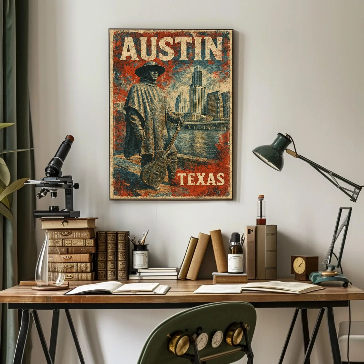 Austin Skyline Tribute Wanderlust Photography Poster