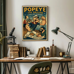 Vintage Sailor Adventure Pop Culture Poster
