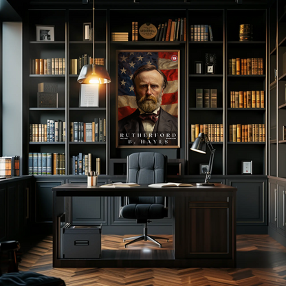 Rutherford B. Hayes 19th President Of The United States Portrait