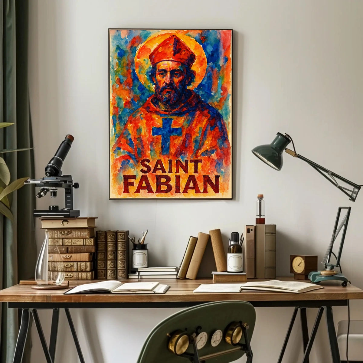 Saint Fabian Poster