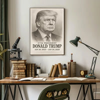 Trump 47th President Historical or Presidential Poster