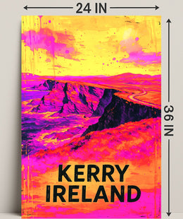 Kerry, Ireland Vibrant Landscapes Poster PosterGoat