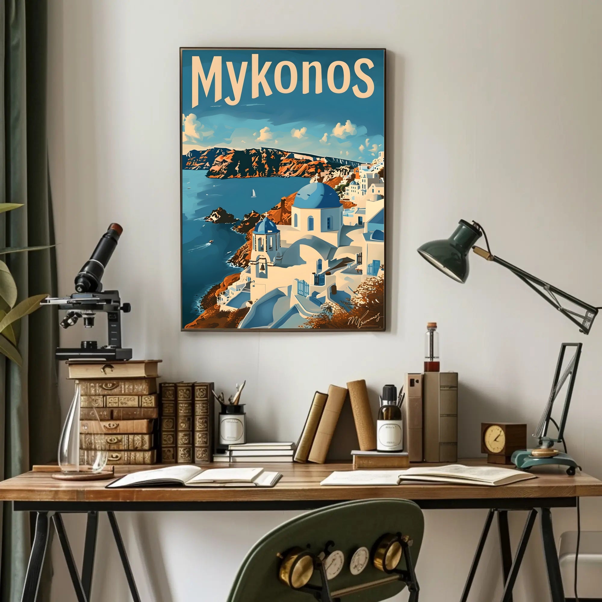Mykonos Dreamscape Poster