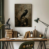 The Raven's Perch Wall Art Poster for Home Decor and Nature Lovers PosterGoat