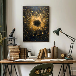 Cosmic Explosion William Morris Art Poster