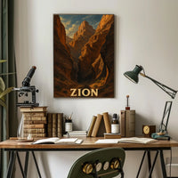 Zion National Park Poster