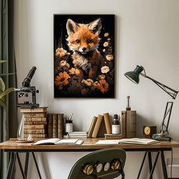 Enchanted Fox in Bloom