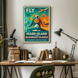 Explore Heard Island and McDonald Islands Poster