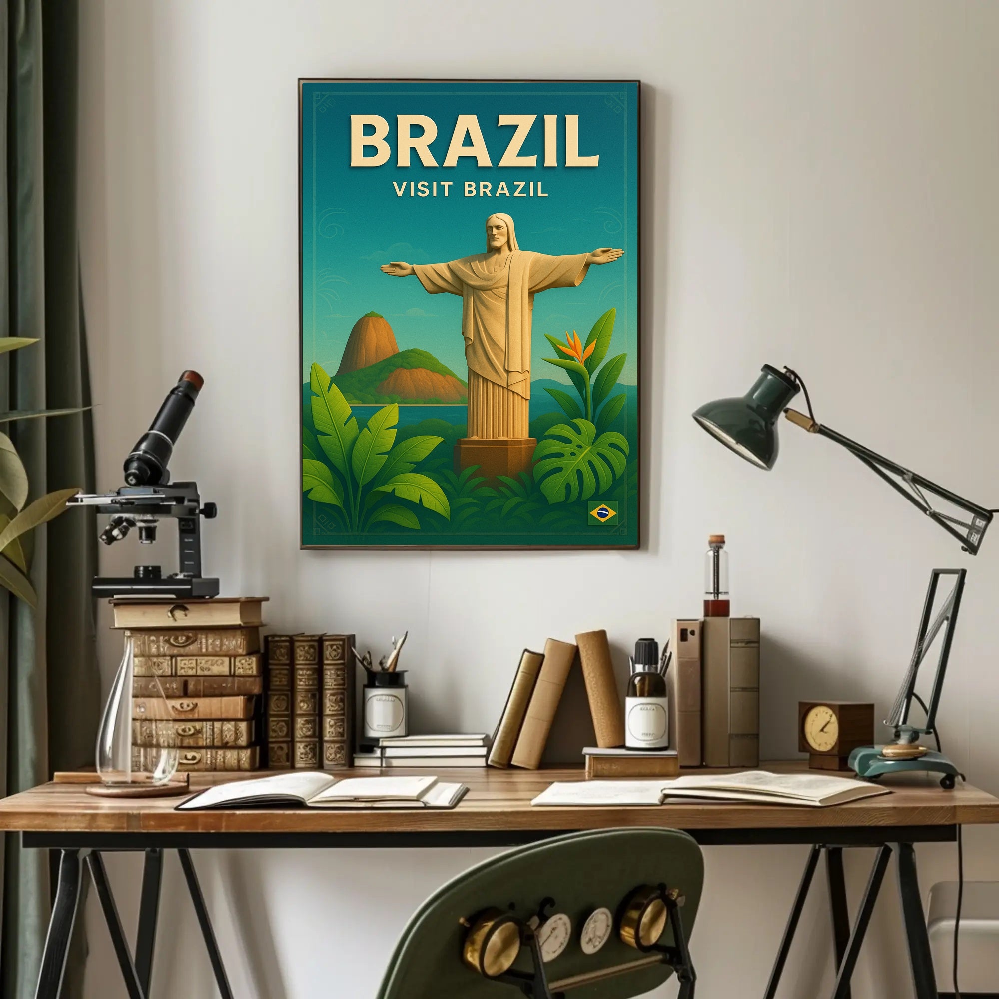 Discover Brazil Poster PosterGoat