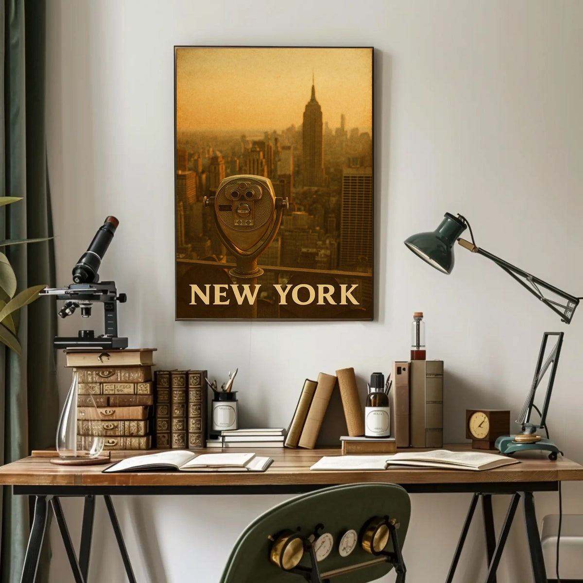 New York Cityscape Poster