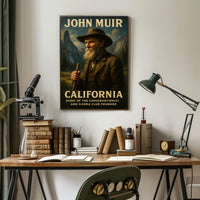 John Muir Conservationist And Sierra Poster