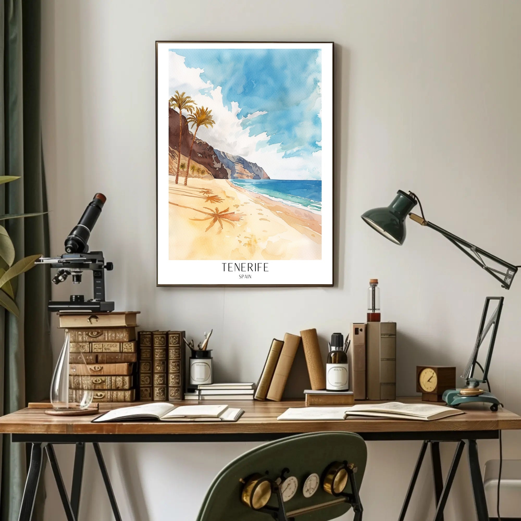 Tenerife Beachscape Poster PosterGoat
