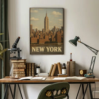 New York City Skyline Poster