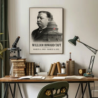 William Howard Taft 27th President of the United States Reflections Poster