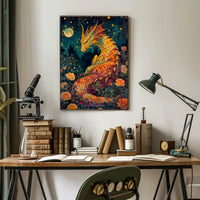 Mystical Dragon Garden Enchantment Fantasy or Mythology Poster