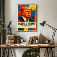 Trump Visionary Leader Pop Art Patriotic Poster