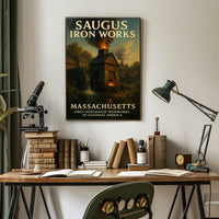 Saugus Iron Works Poster