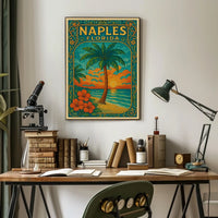 Naples, Florida Tropical Paradise Poster