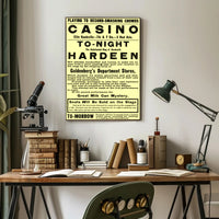 Vaudeville Escape Artist Hardeen Early 20th-Century Heritage Poster