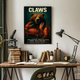 Claws Feel The Bite Poster