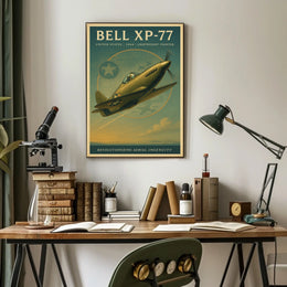 Bell XP-77 Lightweight Fighter Poster