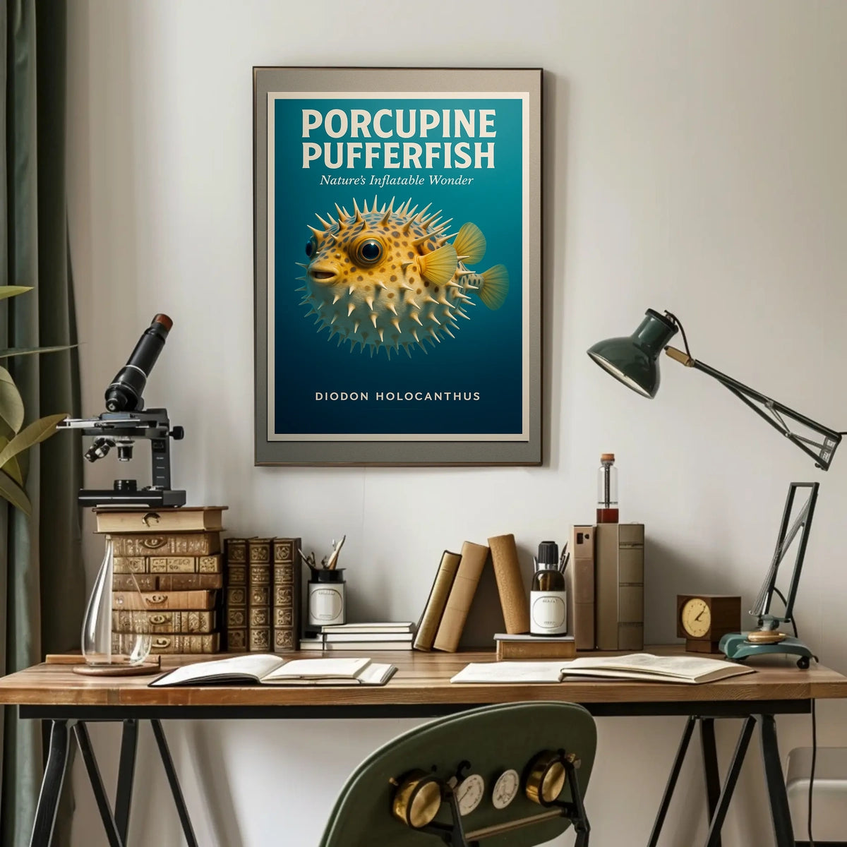 Porcupine Pufferfish Natures Inflatable Wonder Poster