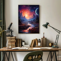 Celestial Landscape Poster PosterGoat