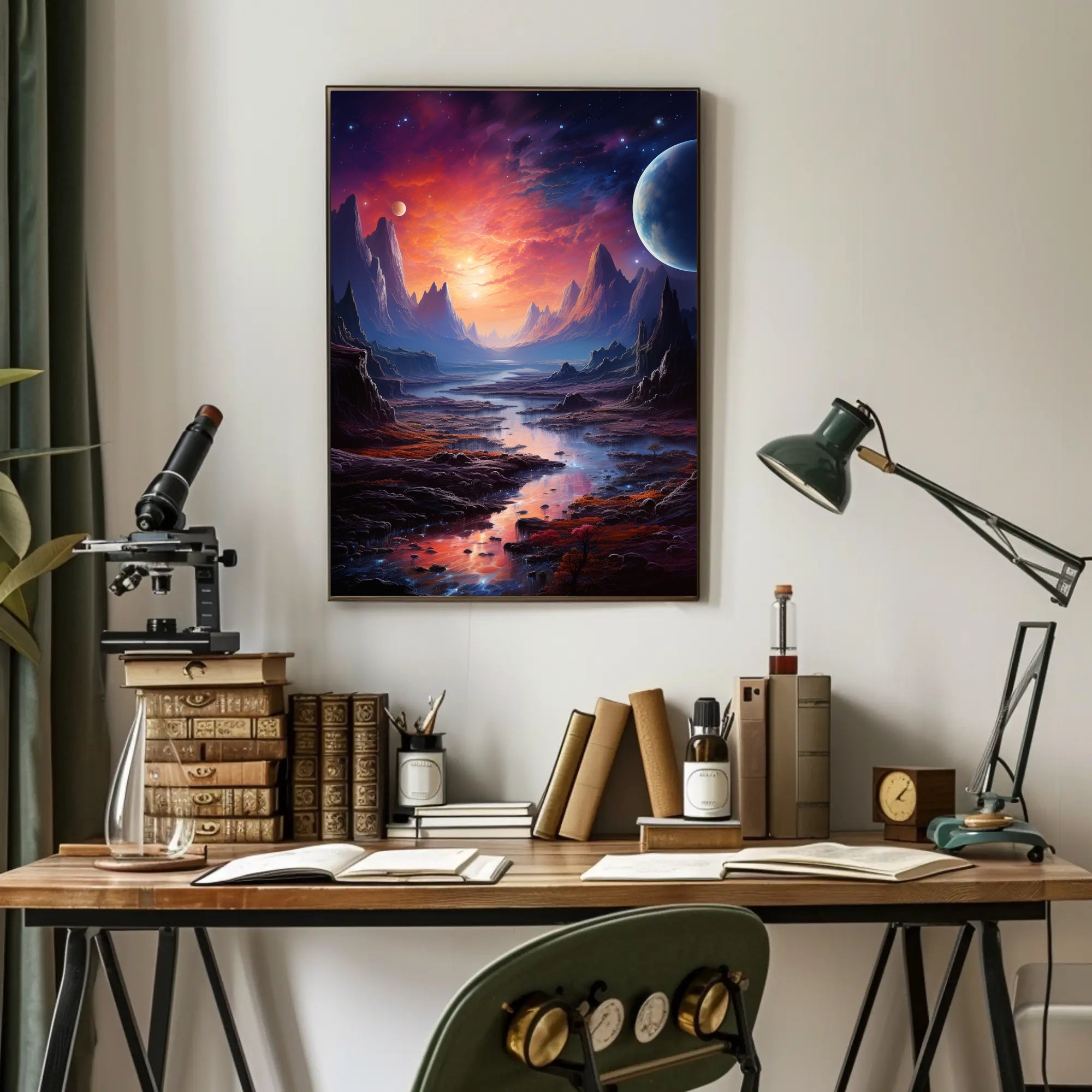 Celestial Landscape Poster PosterGoat