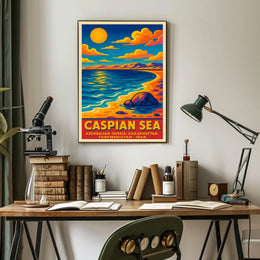 Caspian Sea Poster
