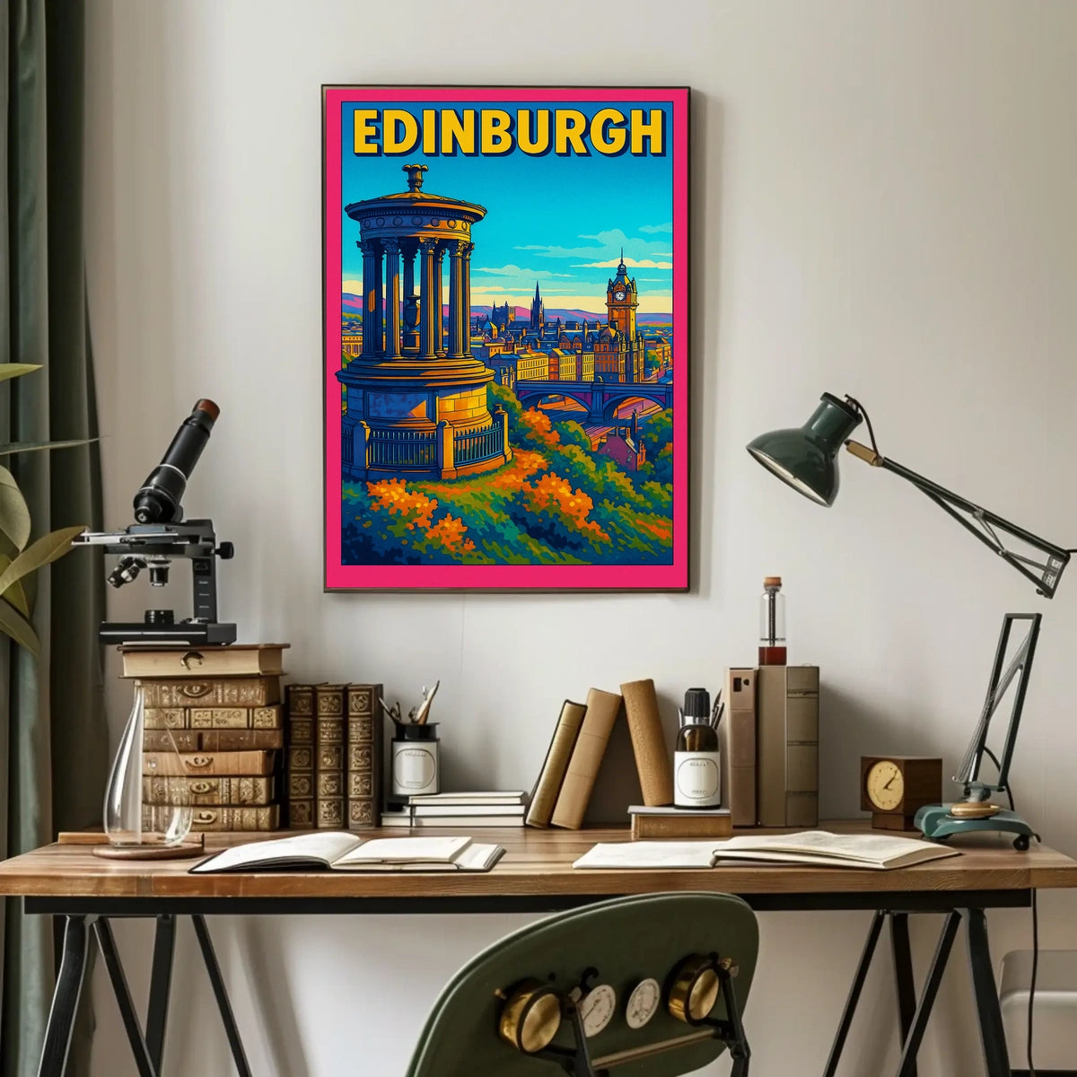 Edinburgh Cityscape Poster