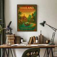 Thailand Enchantment Travel Poster