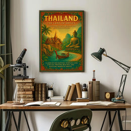 Thailand Enchantment Travel Poster