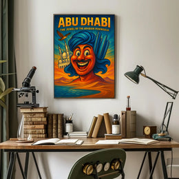 Abu Dhabi The Jewel of the Arabian Peninsula Poster