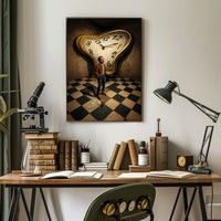 Surreal Reflections of Time Poster