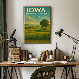 Iowa EarthS Oldest Landform Poster