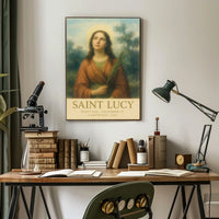 Saint Lucy Feast Day Poster