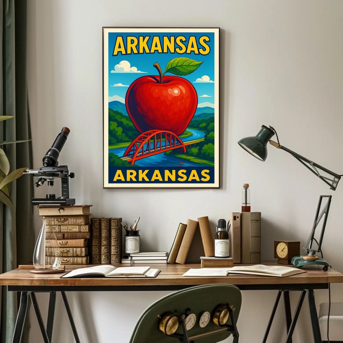 Arkansas A Vibrant Tribute Poster